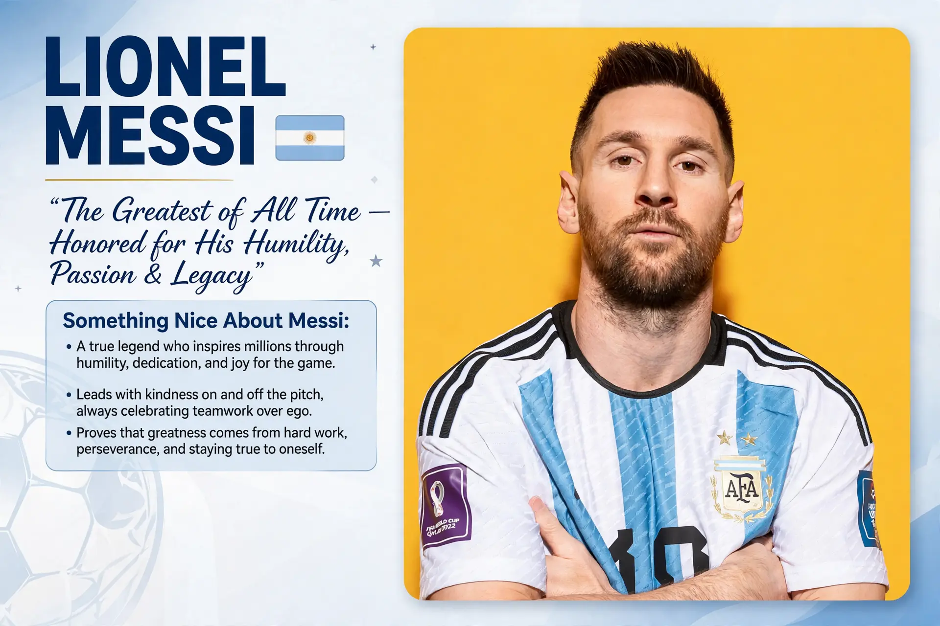 Choosing The Right Messi Caption Based On The Occasion