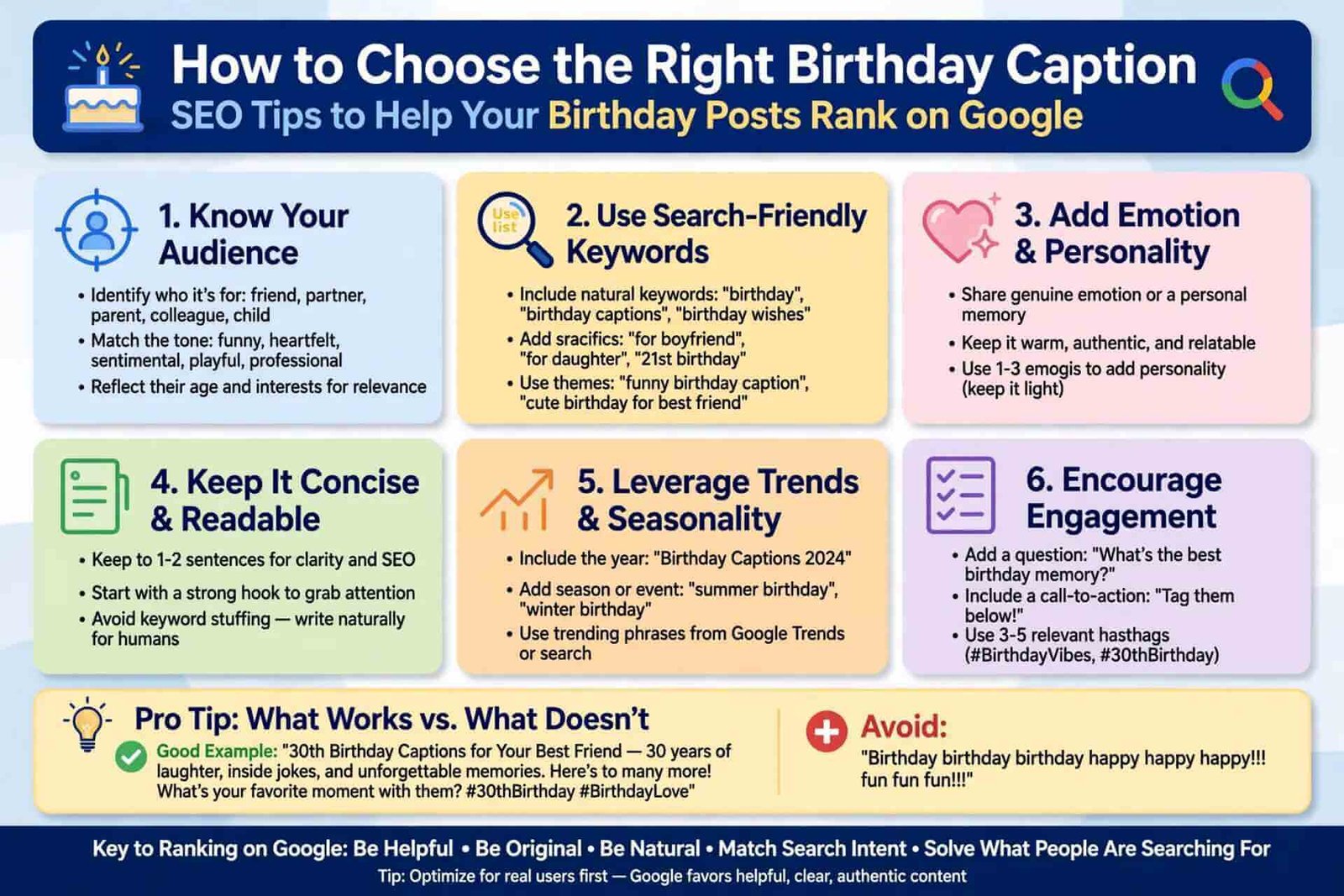 How to Choose the Right Birthday Caption