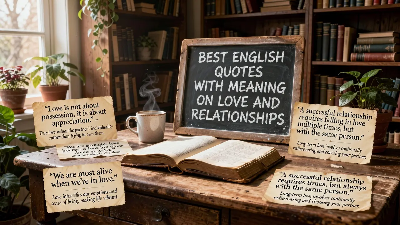 Best English Quotes With Meaning on Love and Relationships