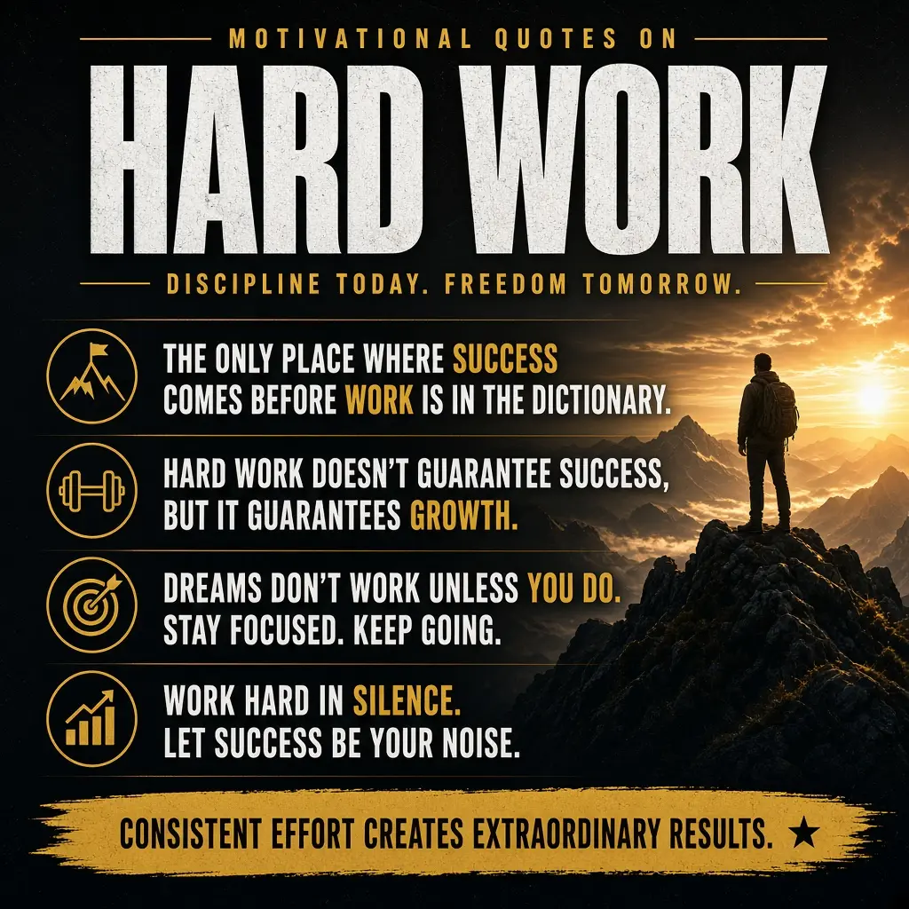 Motivational Quotes About Hard Work