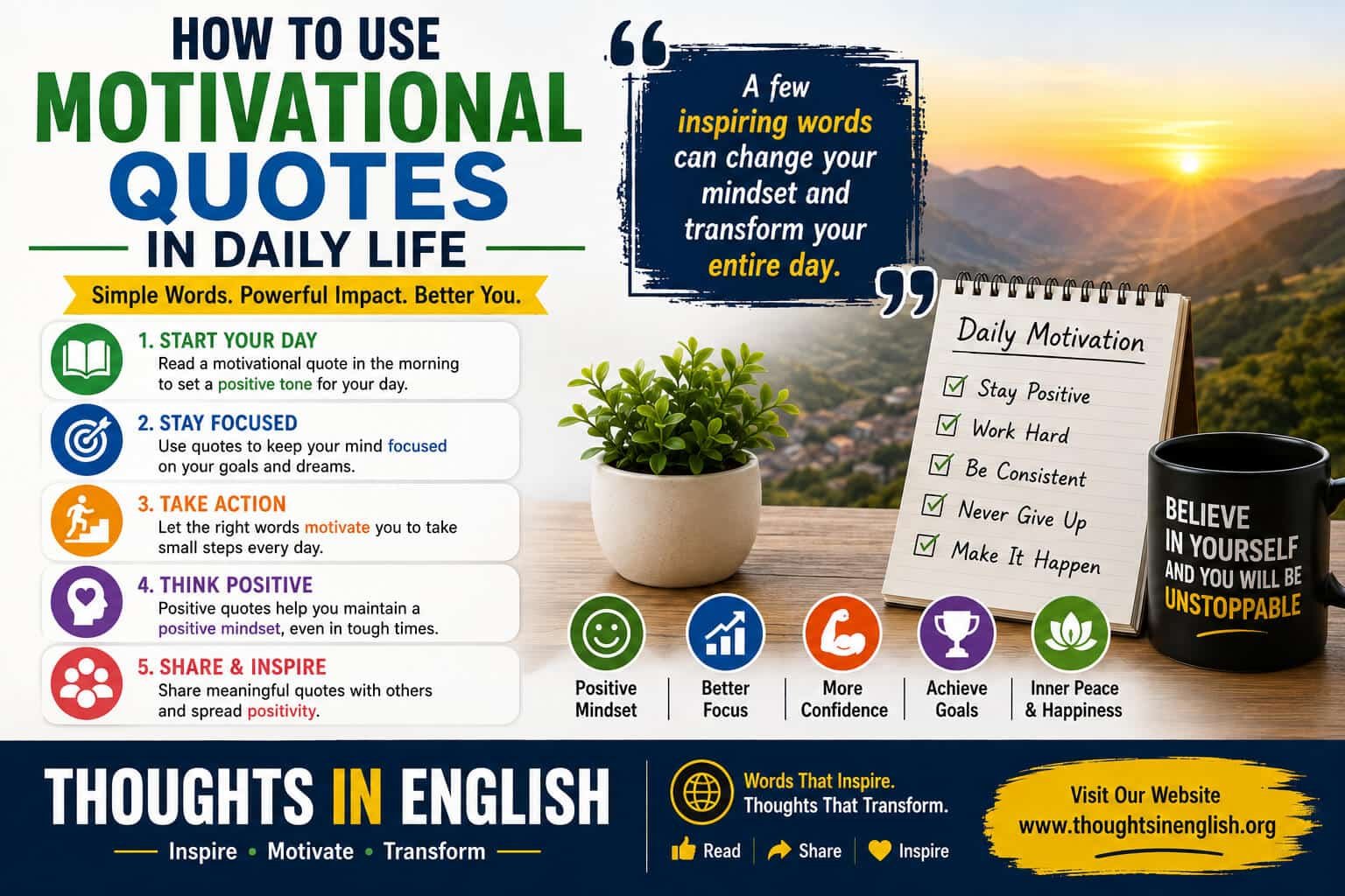 How to Use Motivational Quotes in Daily Life