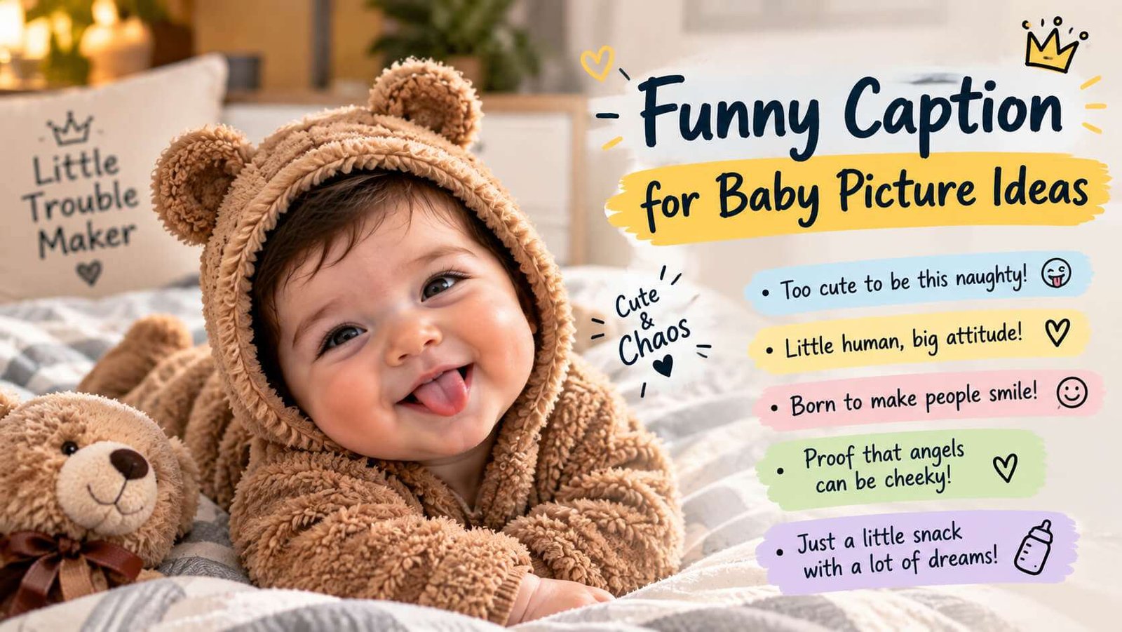 Funny Caption for Baby Picture Ideas