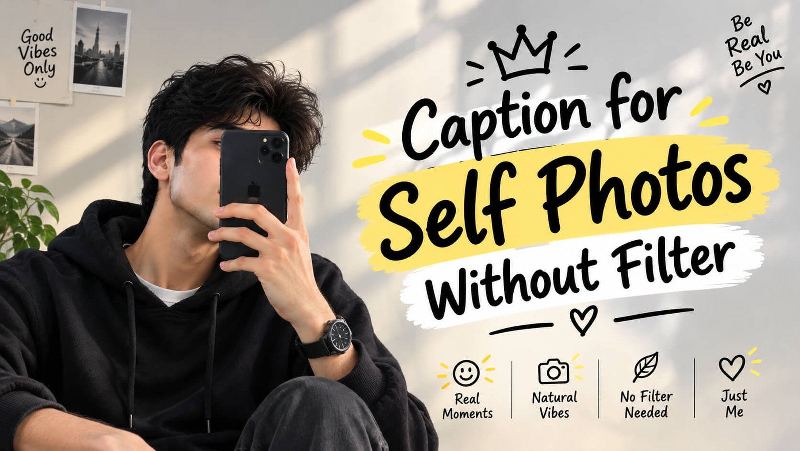 Caption for Self Photos Without Filter