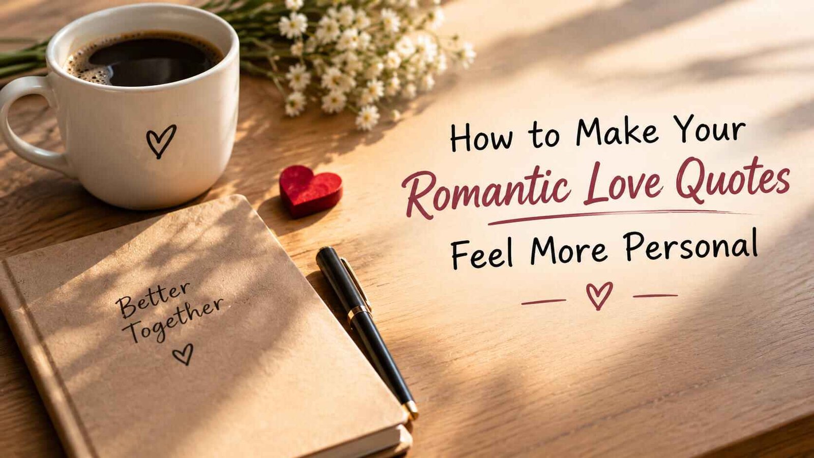 How to Make Your Romantic Love Quotes Feel More Personal