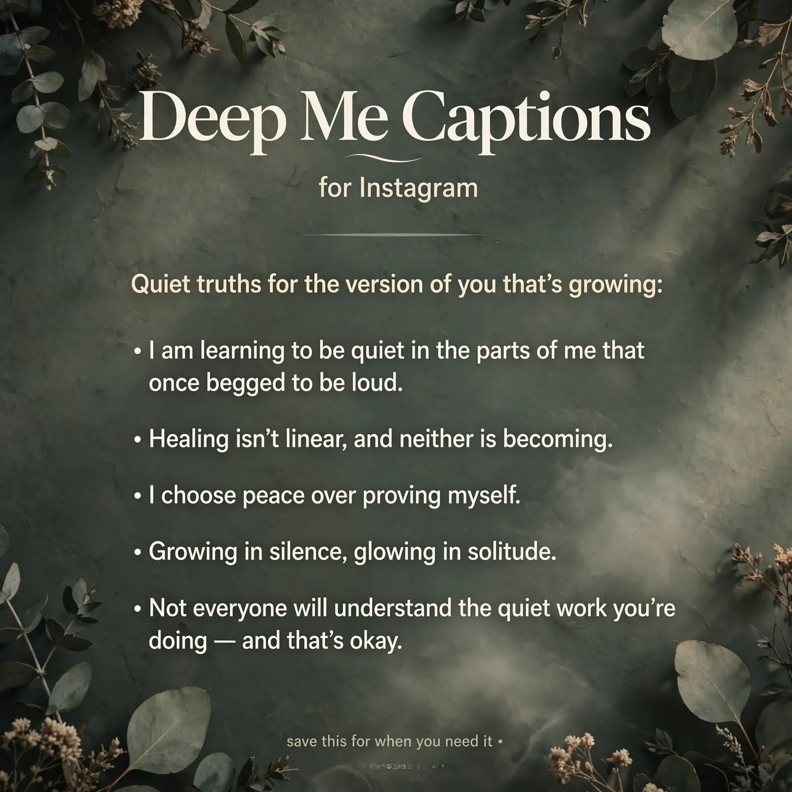 Deep Me Captions for Instagram