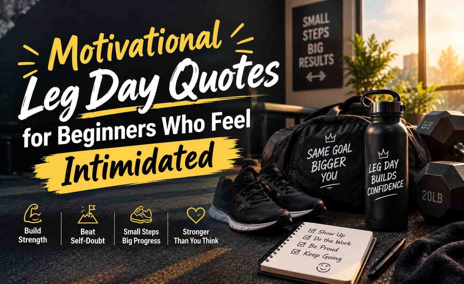 Motivational Leg Day Quotes for Beginners Who Feel Intimidated