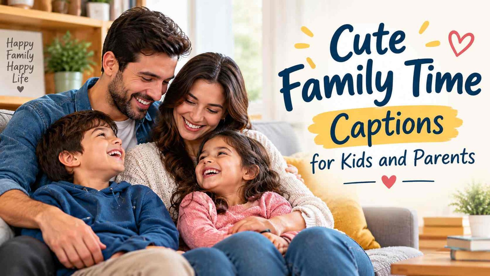 Cute Family Time Captions for Kids and Parents