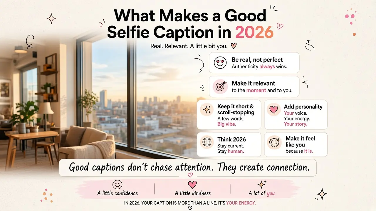 What Makes a Good Selfie Caption in 2026