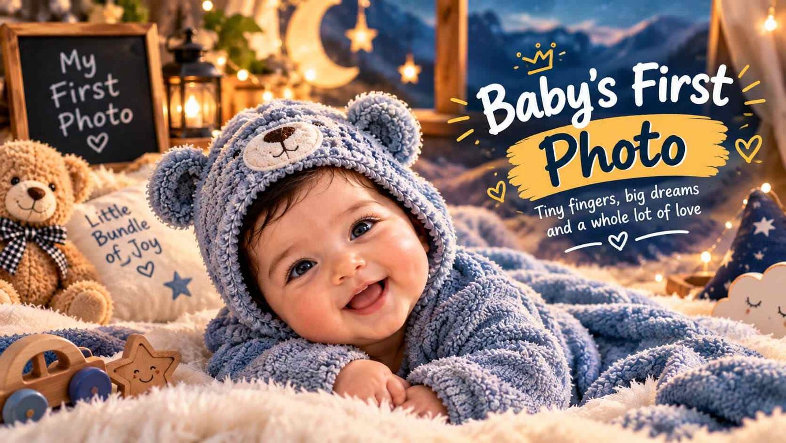 Caption for Baby's First Photo