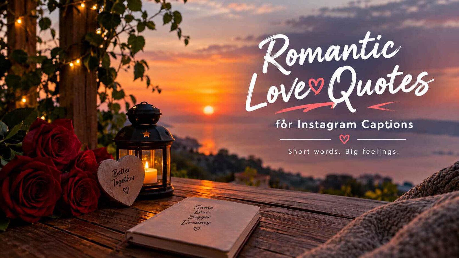 Romantic Love Quotes for Instagram Captions