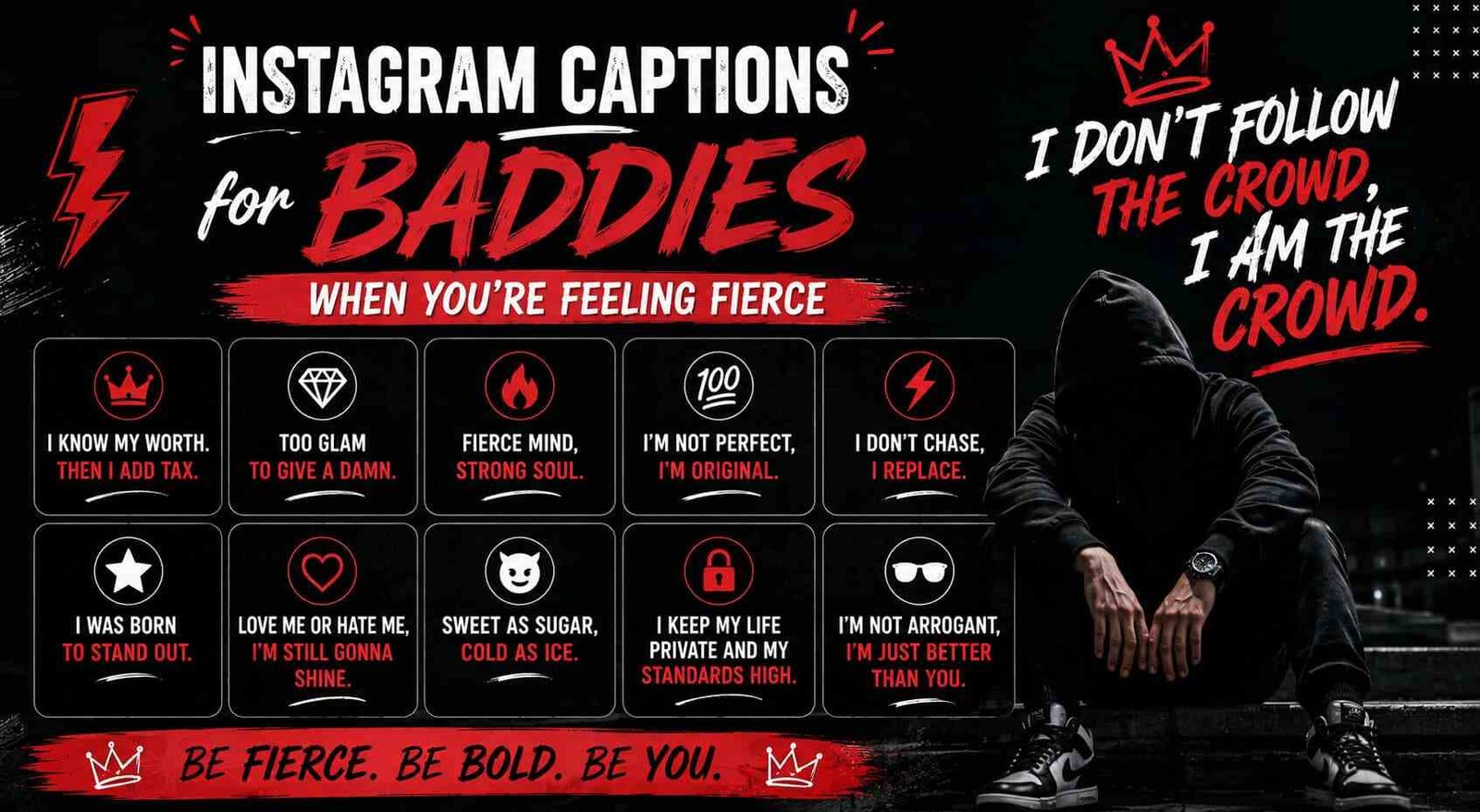 Instagram Captions for Baddies When You're Feeling Fierce