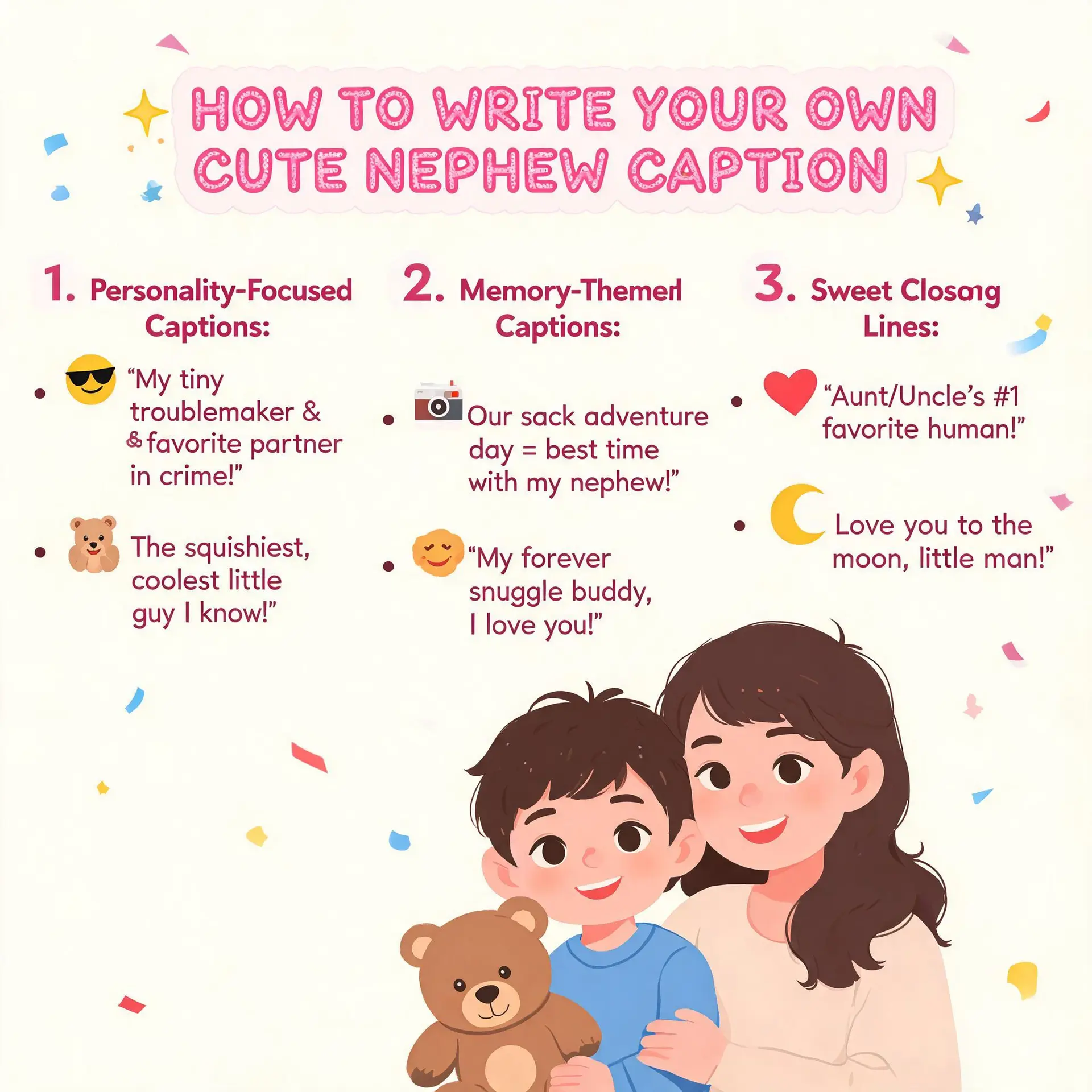 Mistakes to Avoid When Writing Cute Nephew Captions