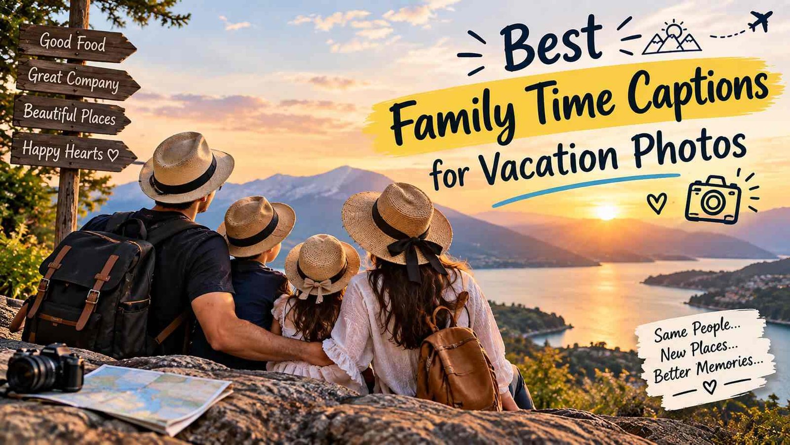 Best Family Time Captions for Vacation Photos