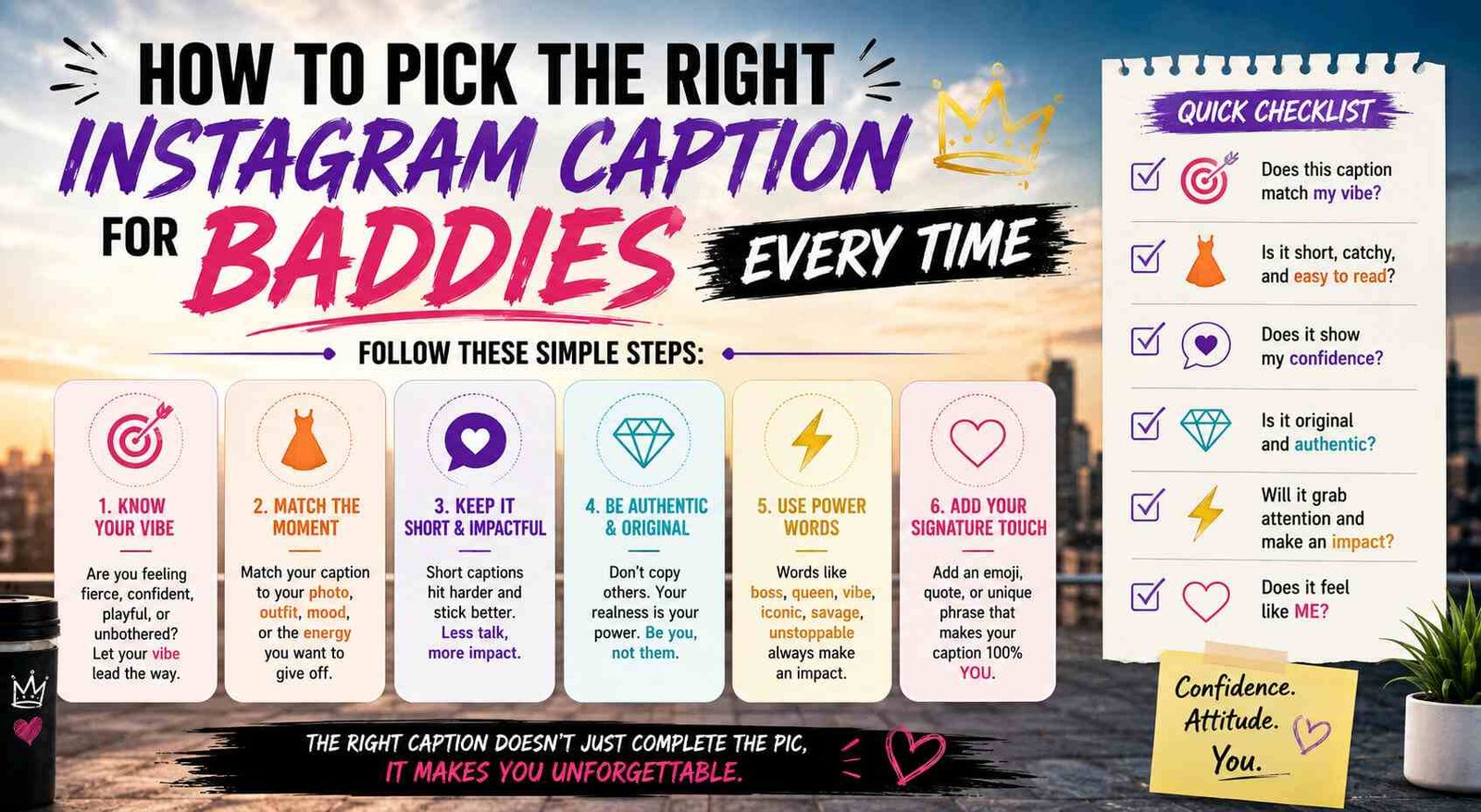 How to Pick the Right Instagram Caption for Baddies Every Time