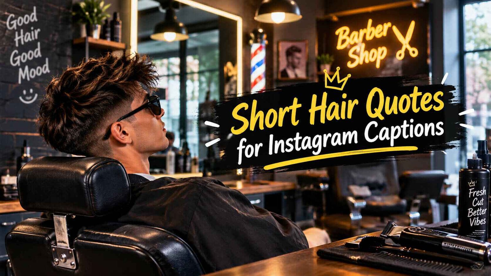 Short Hair Quotes for Instagram Captions