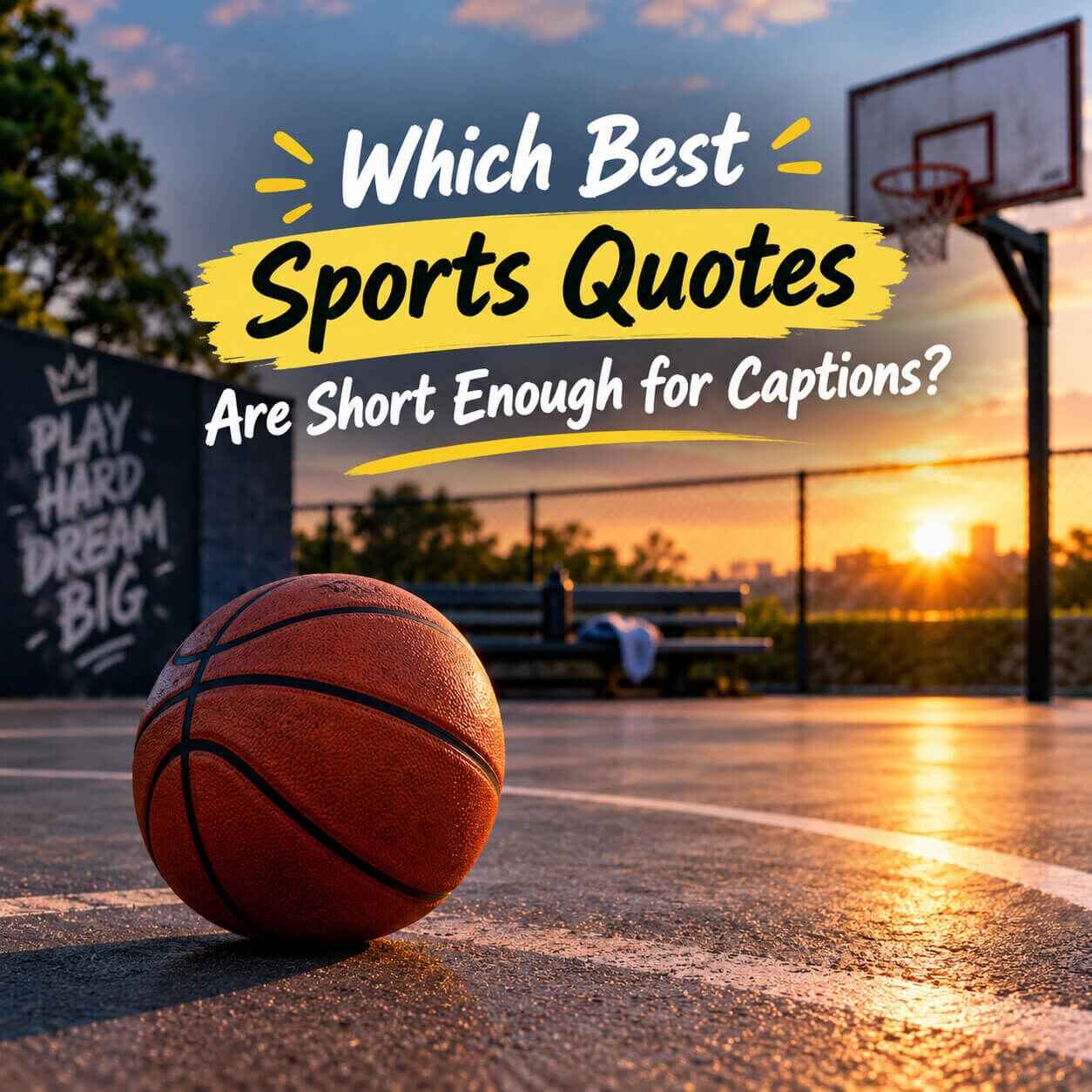Which Best Sports Quotes Are Short Enough for Captions?