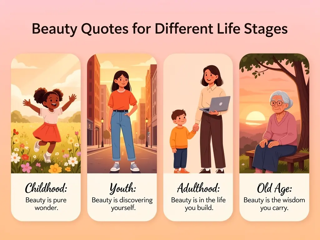 Beauty Quotes for Different Life Stages