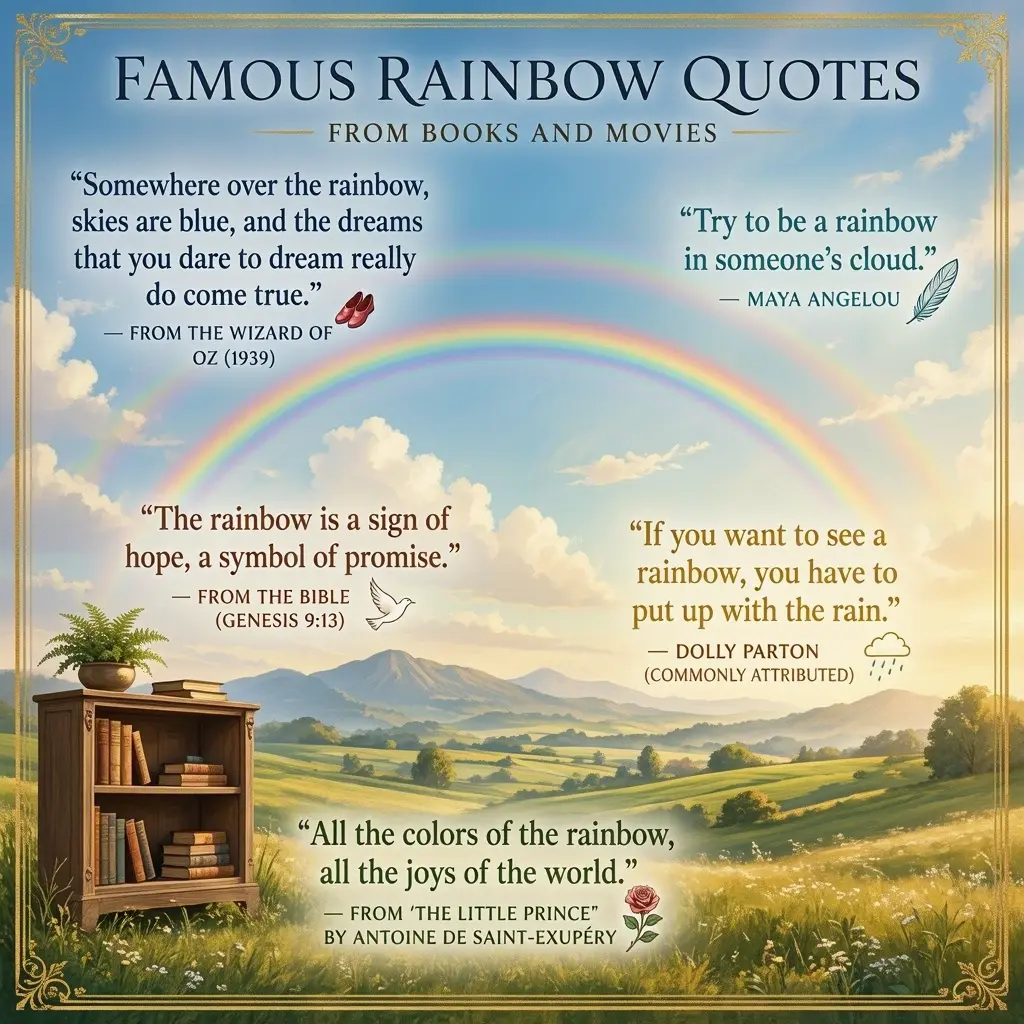 Famous Rainbow Quotes From Books and Movies
