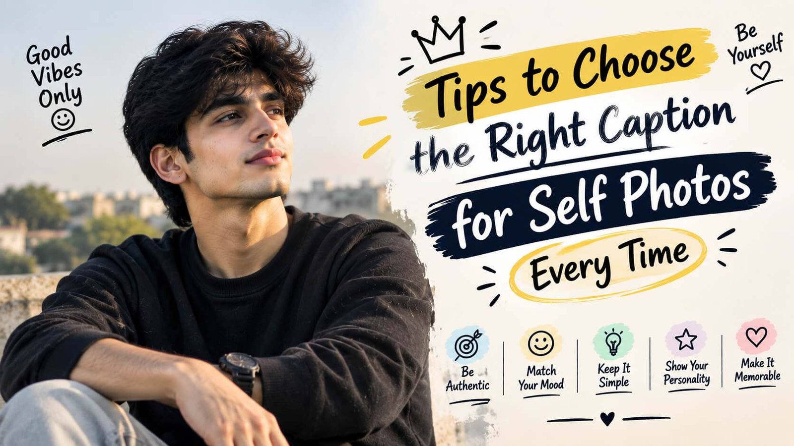 Tips to Choose the Right Caption for Self Photos Every Time