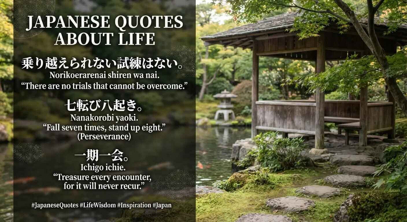 Japanese Quotes About Life