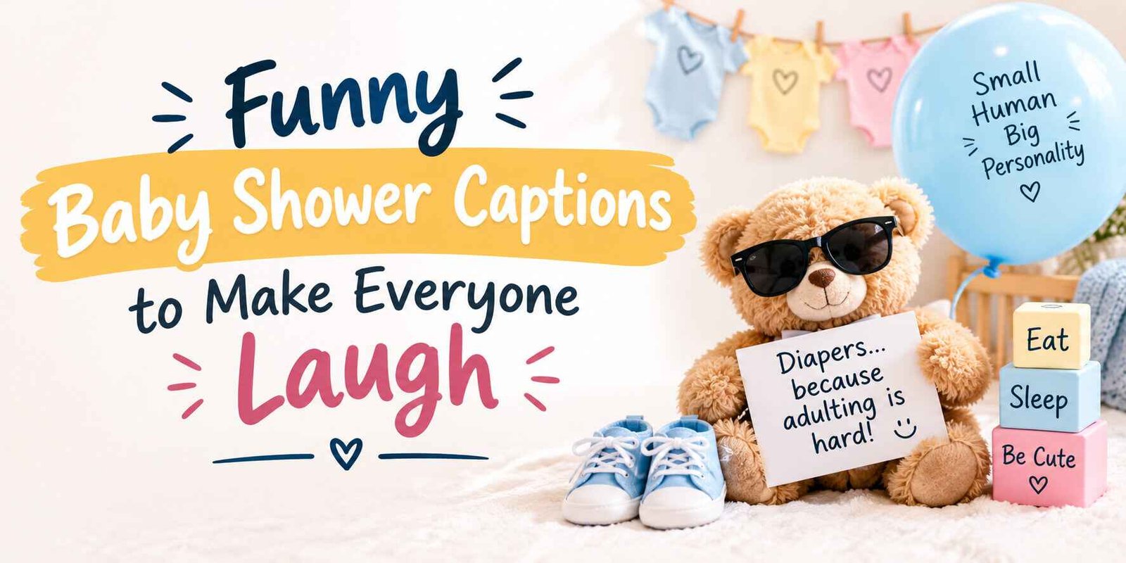 Funny Baby Shower Captions to Make Everyone Laugh