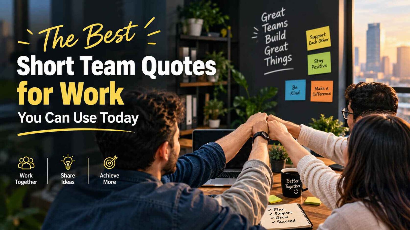 The Best Short Team Quotes for Work You Can Use Today