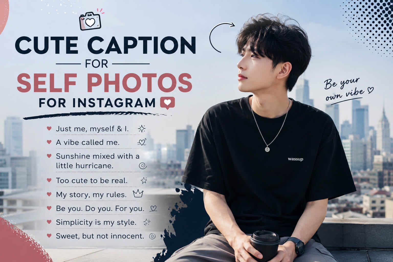 Cute Caption for Self Photos for Instagram