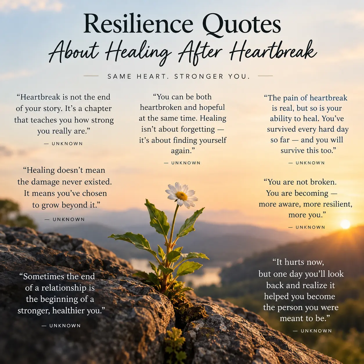 Resilience Quotes About Healing After Heartbreak