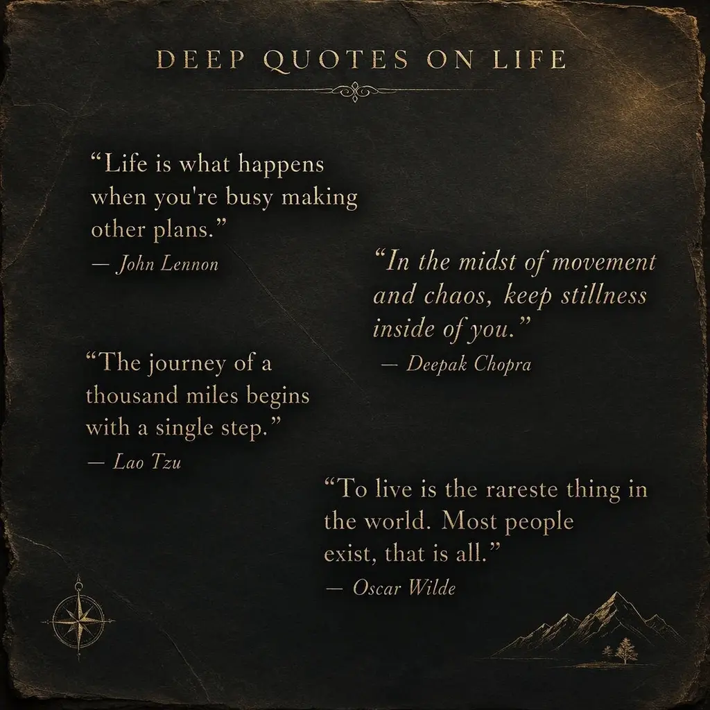 Deep Quotes on Life That Make You Think