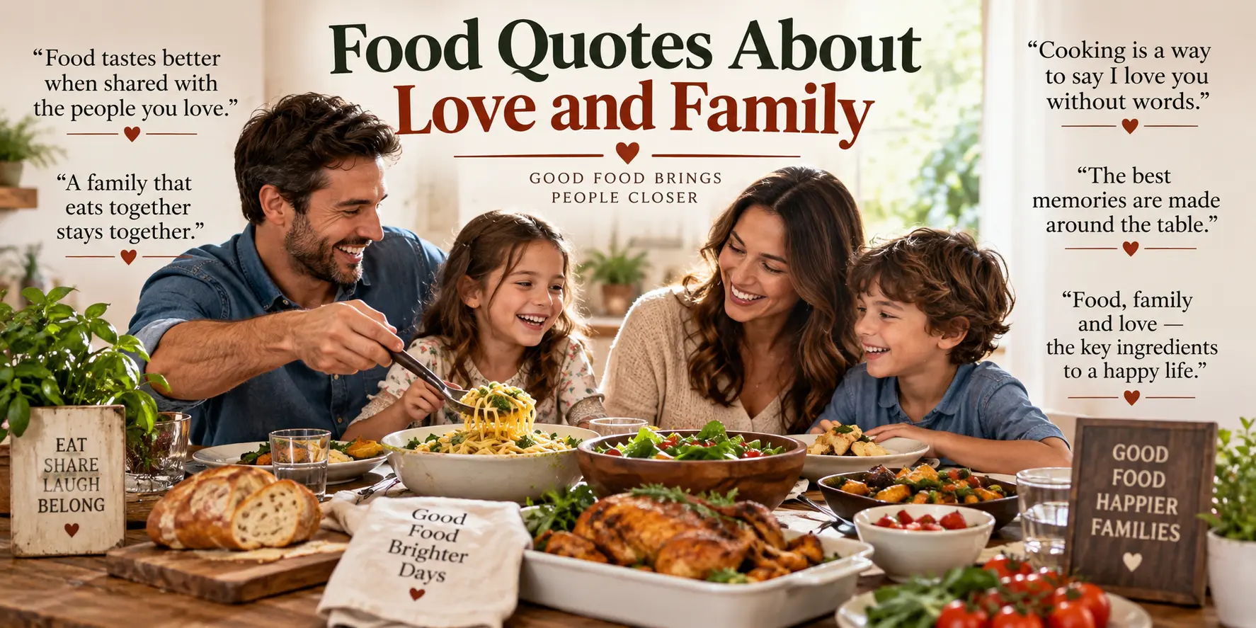 Food Quotes About Love and Family