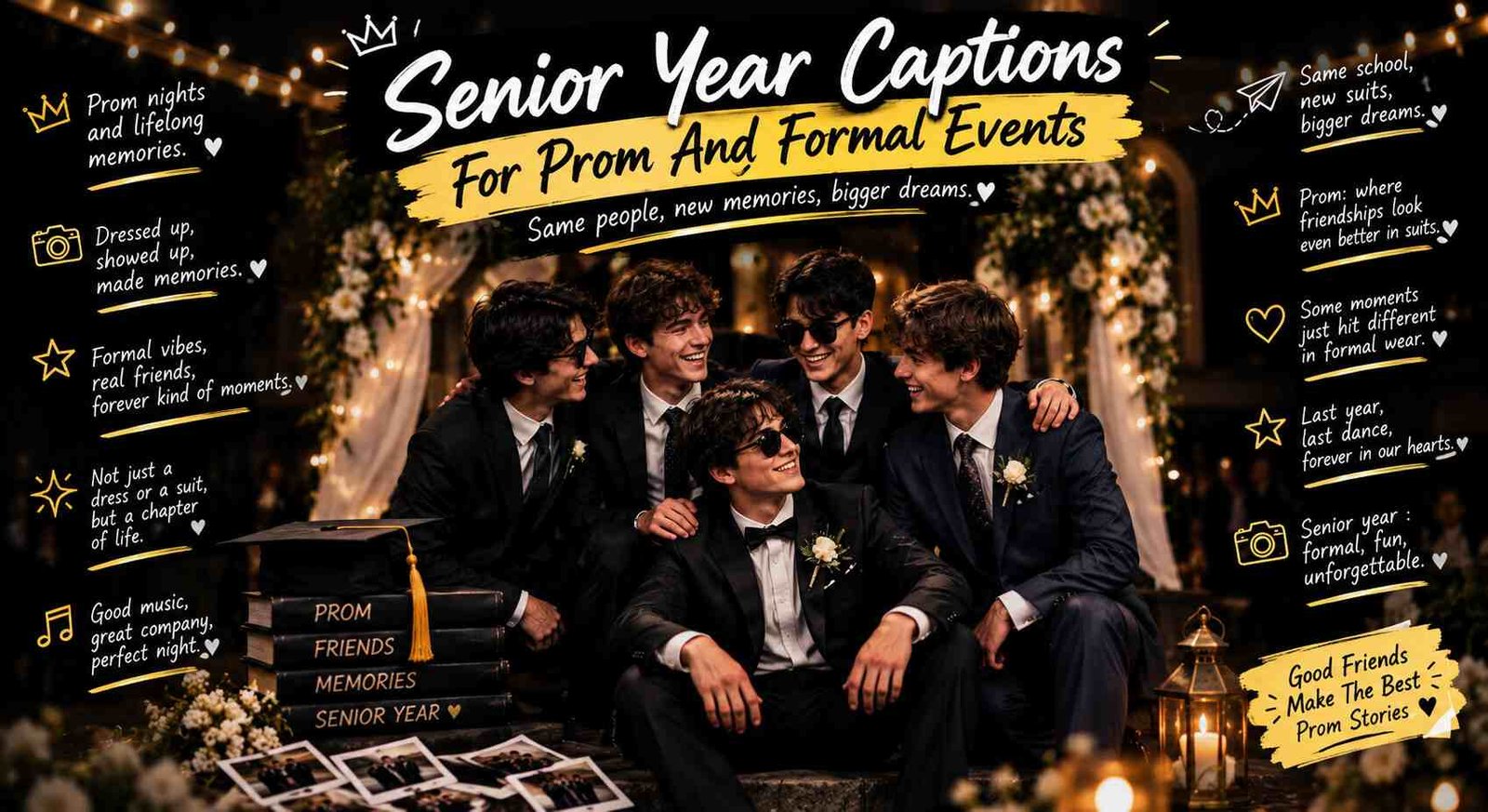 Senior Year Captions For Prom And Formal Events