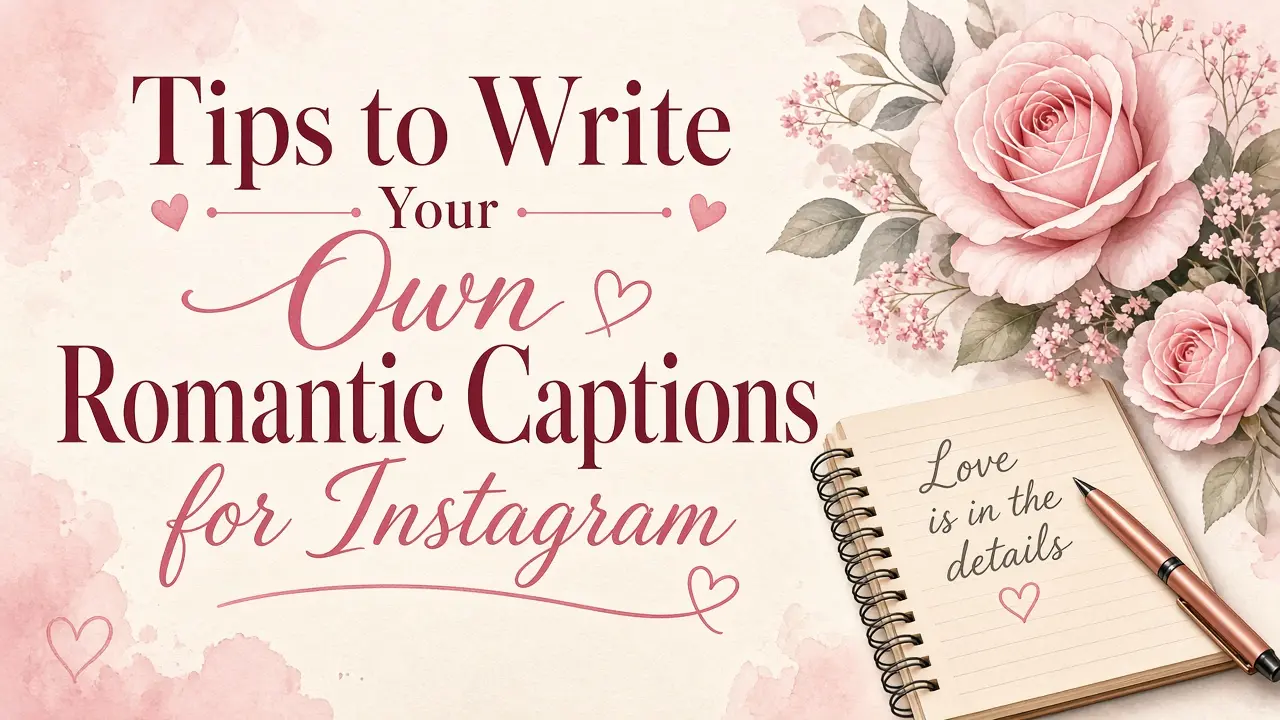 Tips to Write Your Own Romantic Captions for Instagram