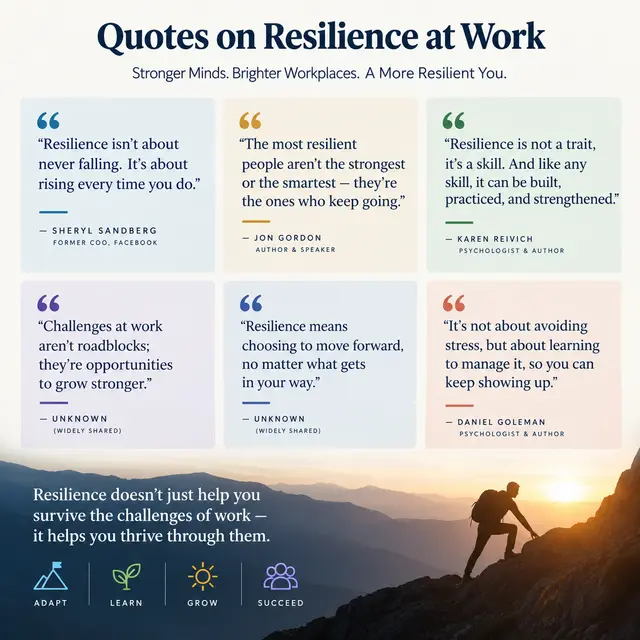 Quotes on Resilience at Work