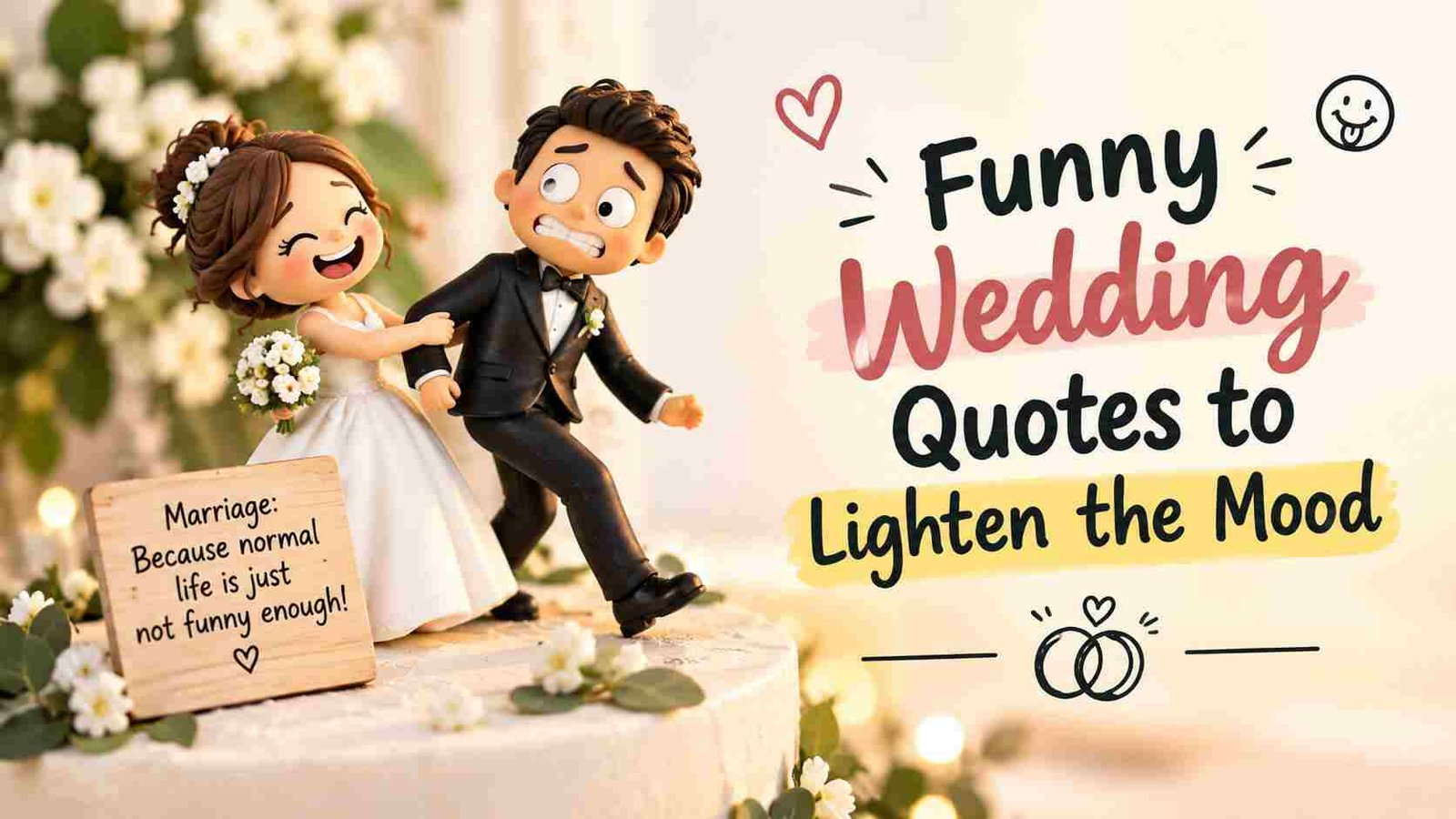 Funny Wedding Quotes to Lighten the Mood