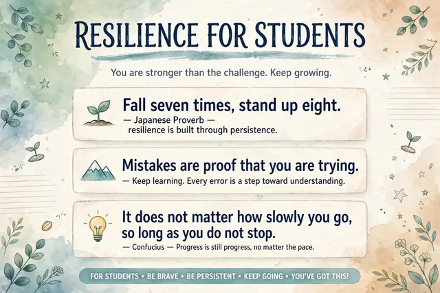 Quotes on Resilience for Students