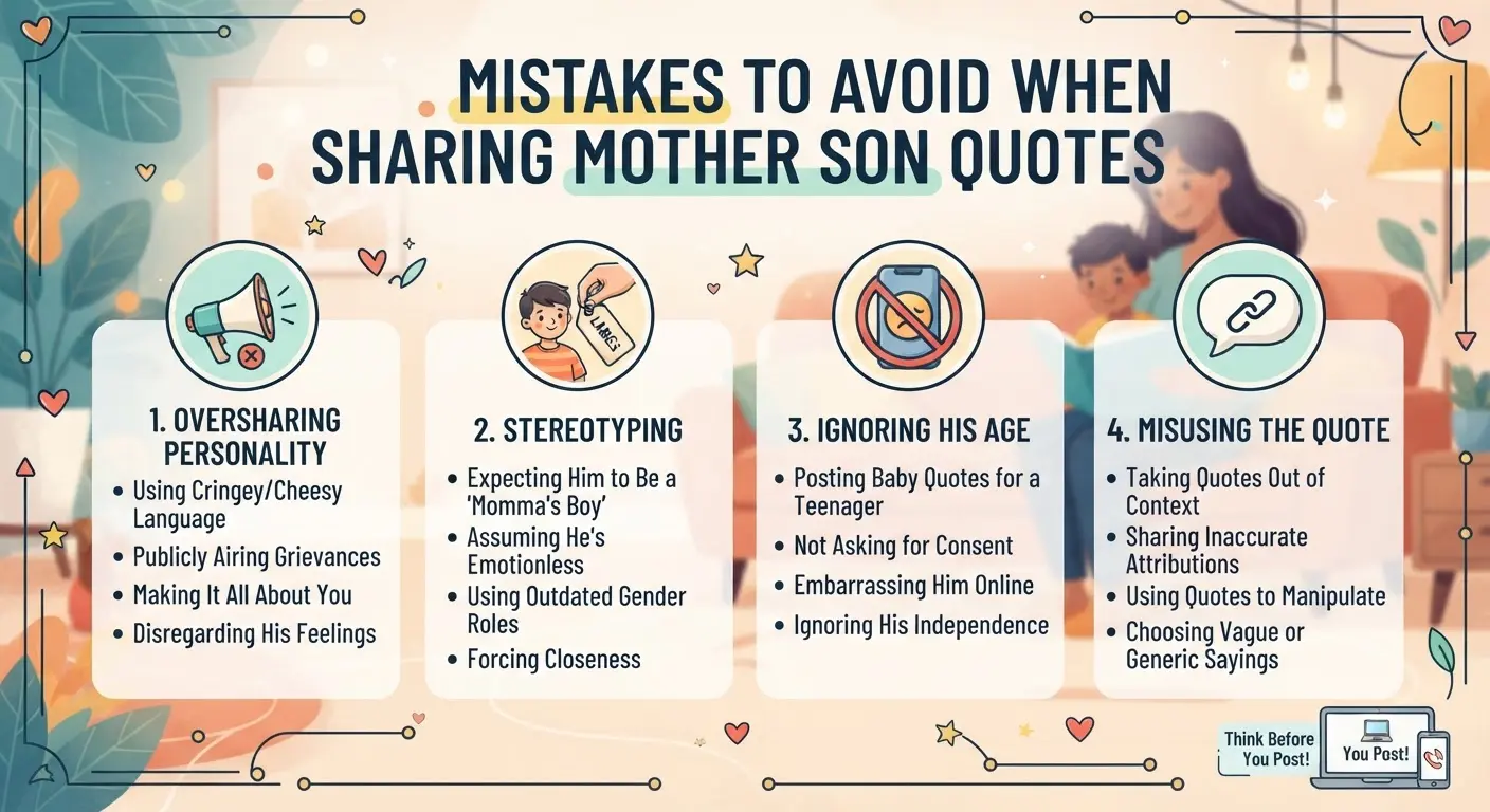 Mistakes To Avoid When Sharing Mother Son Quotes
