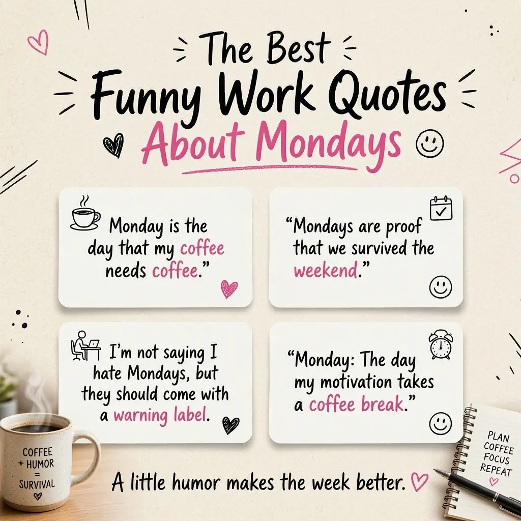 The Best Funny Work Quotes About Mondays