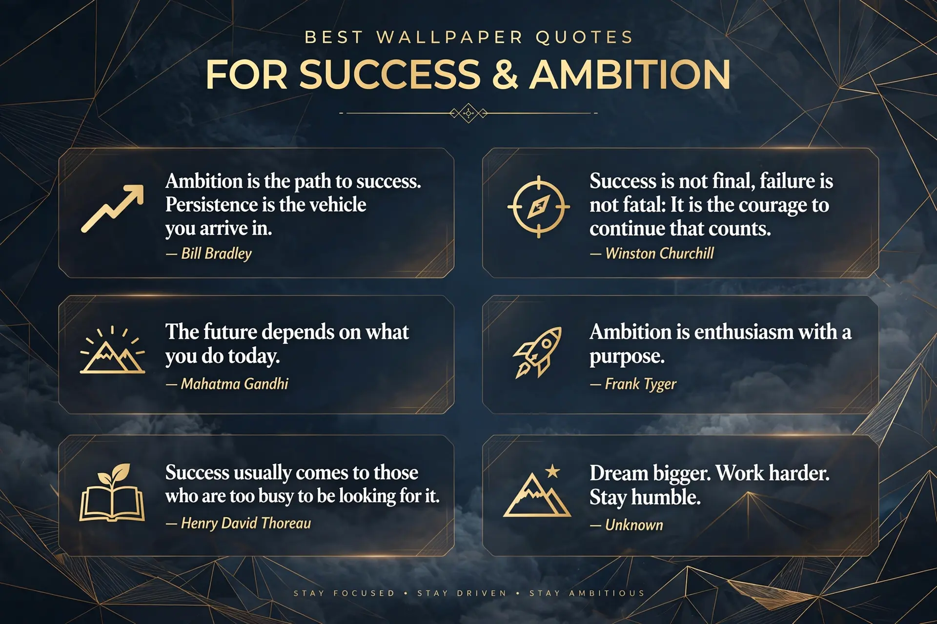 Best Wallpaper Quotes for Success and Ambition