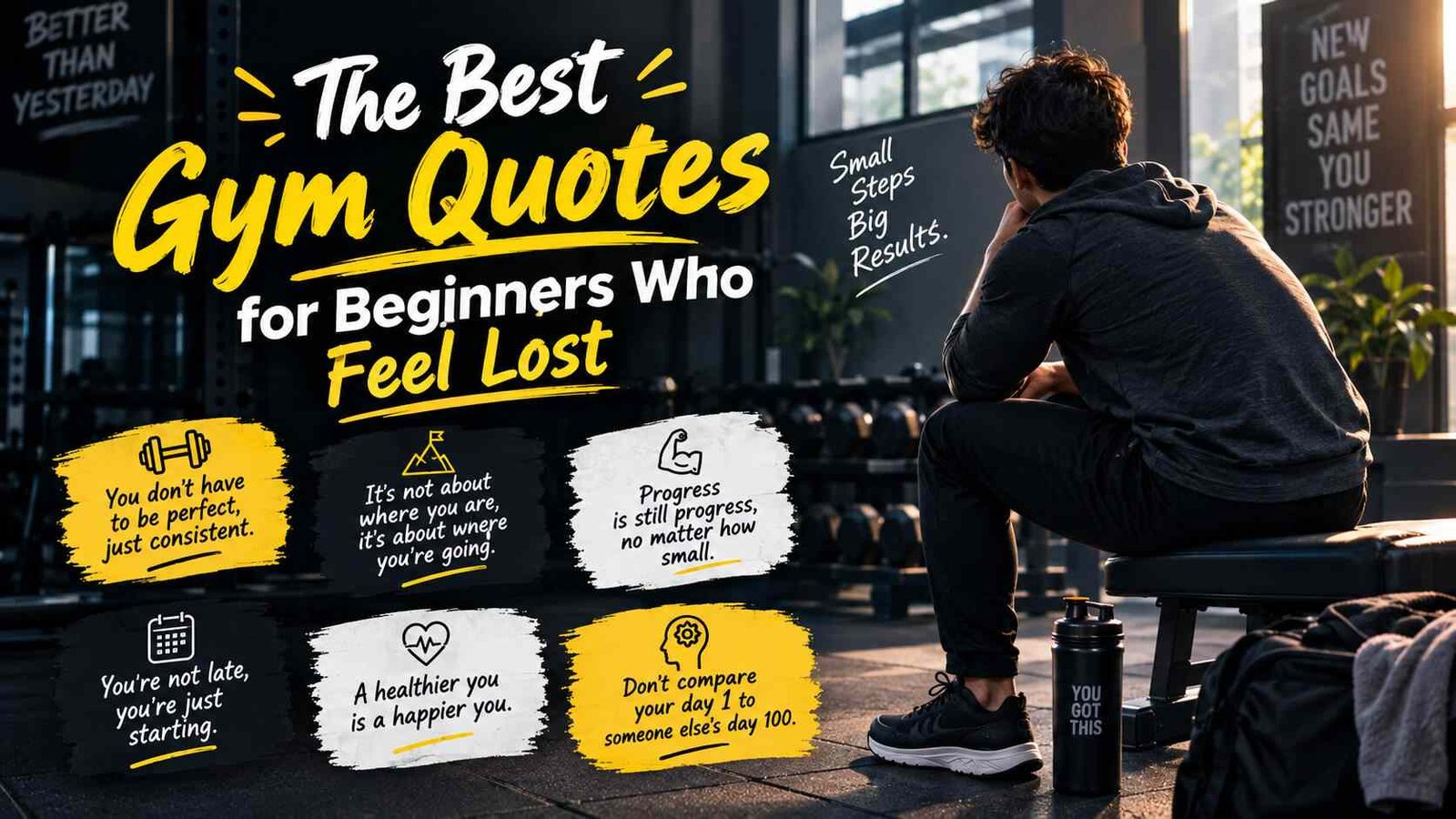 The Best Gym Quotes for Beginners Who Feel Lost