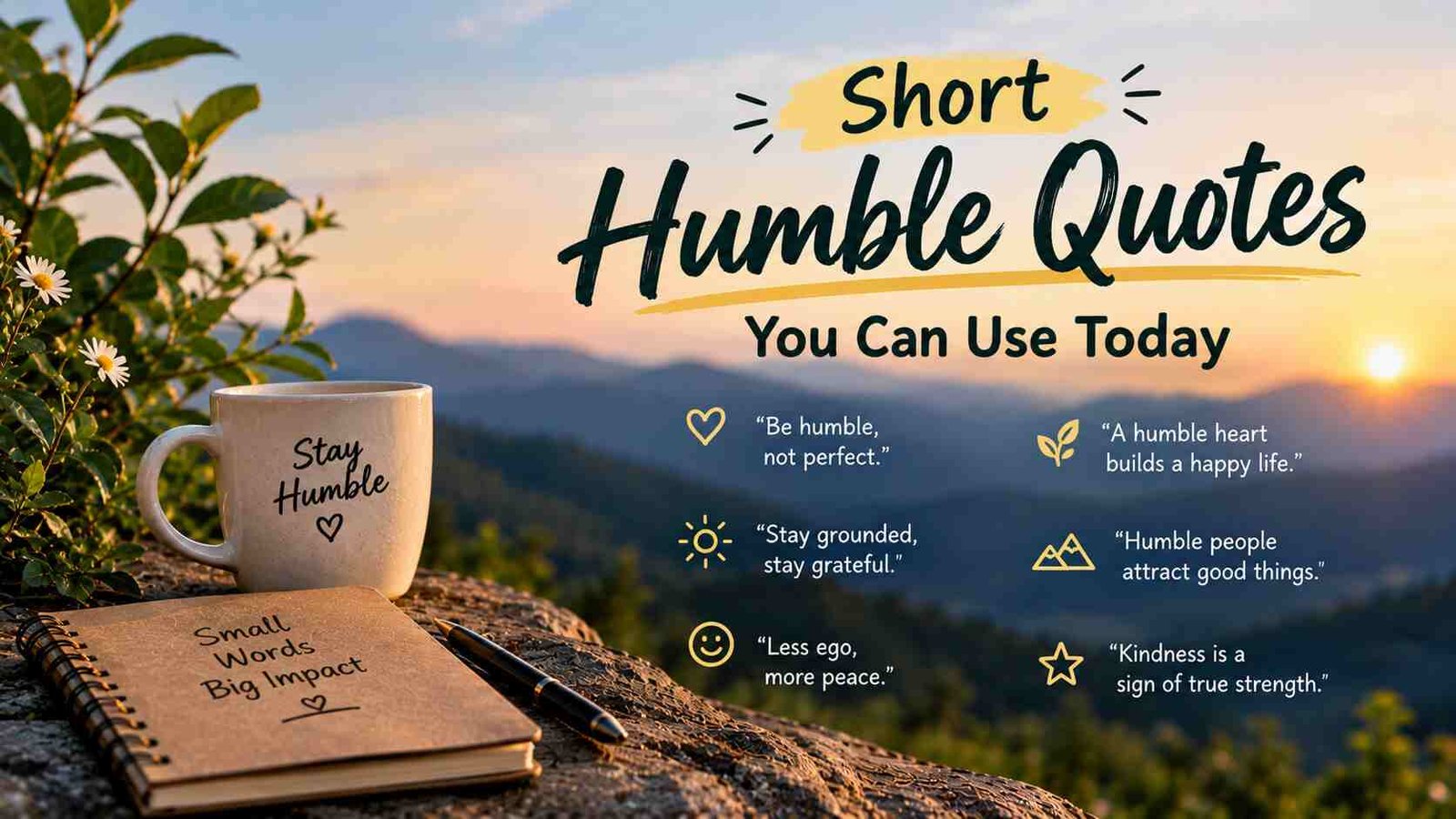 Short Humble Quotes You Can Use Today