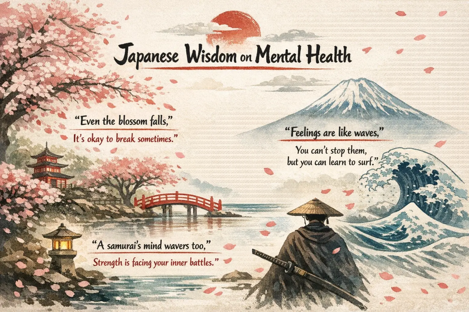 Mental Illness Quotes Inspired by Japanese Wisdom