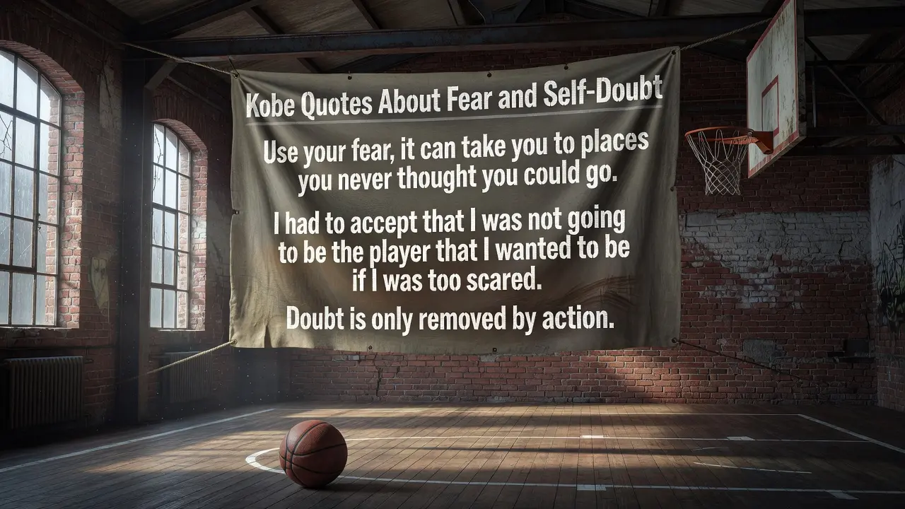 Kobe Quotes About Fear and Self-Doubt