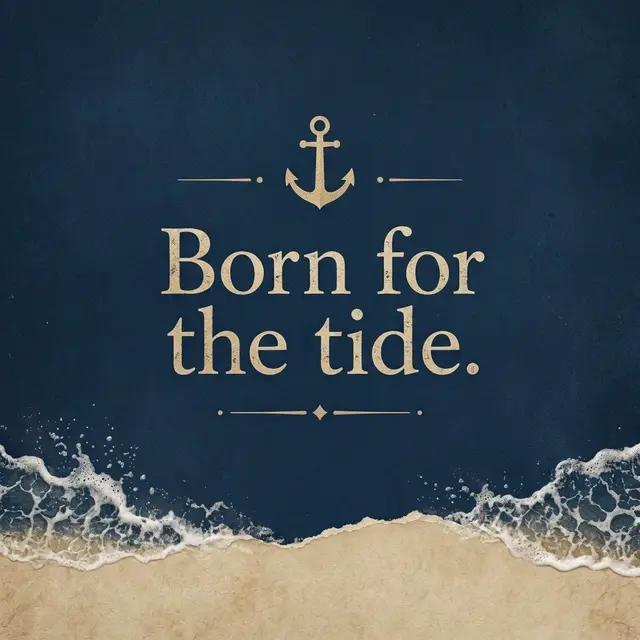 Vertical quote graphic with a short pirate quote and small anchor icon