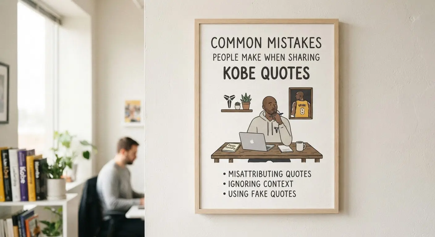 Common Mistakes People Make When Sharing Kobe Quotes