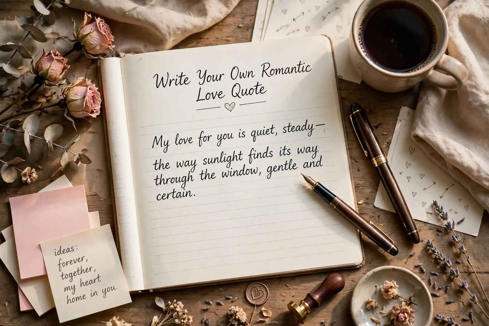How to Write Your Own Romantic Love Quote
