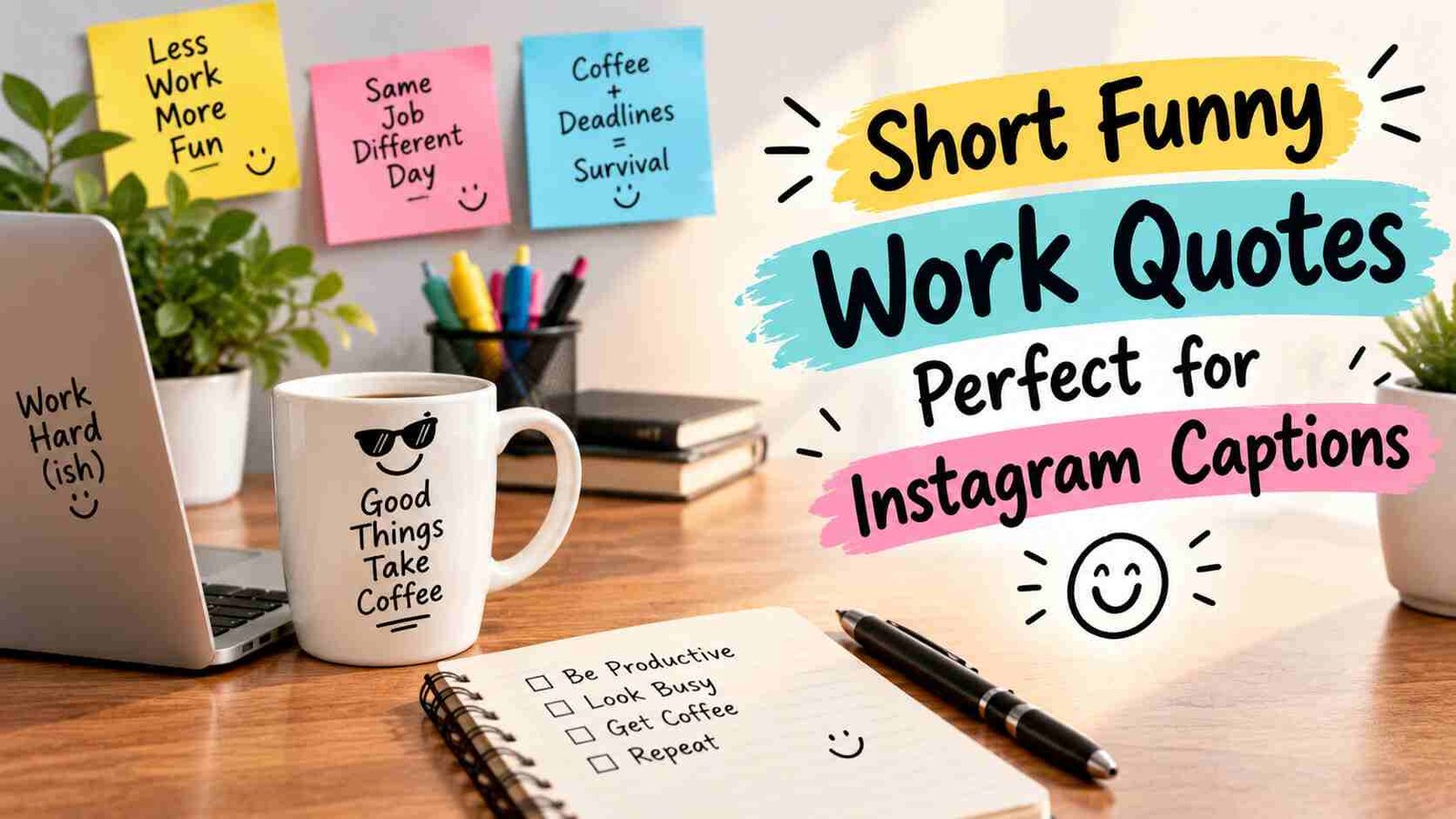 Short Funny Work Quotes Perfect for Instagram Captions
