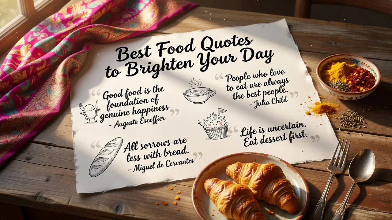 Best Food Quotes to Brighten Your Day