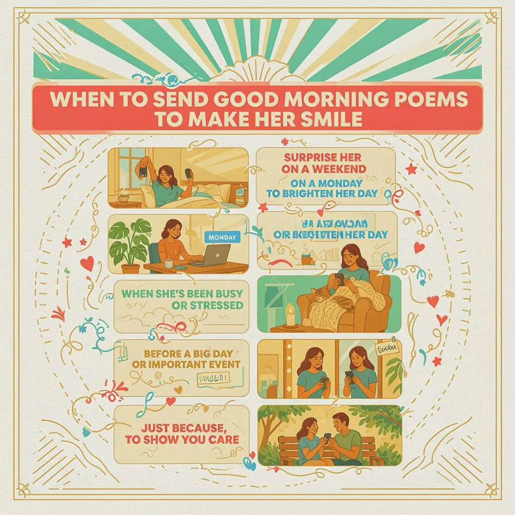 When to Send Good Morning Poems to Make Her Smile