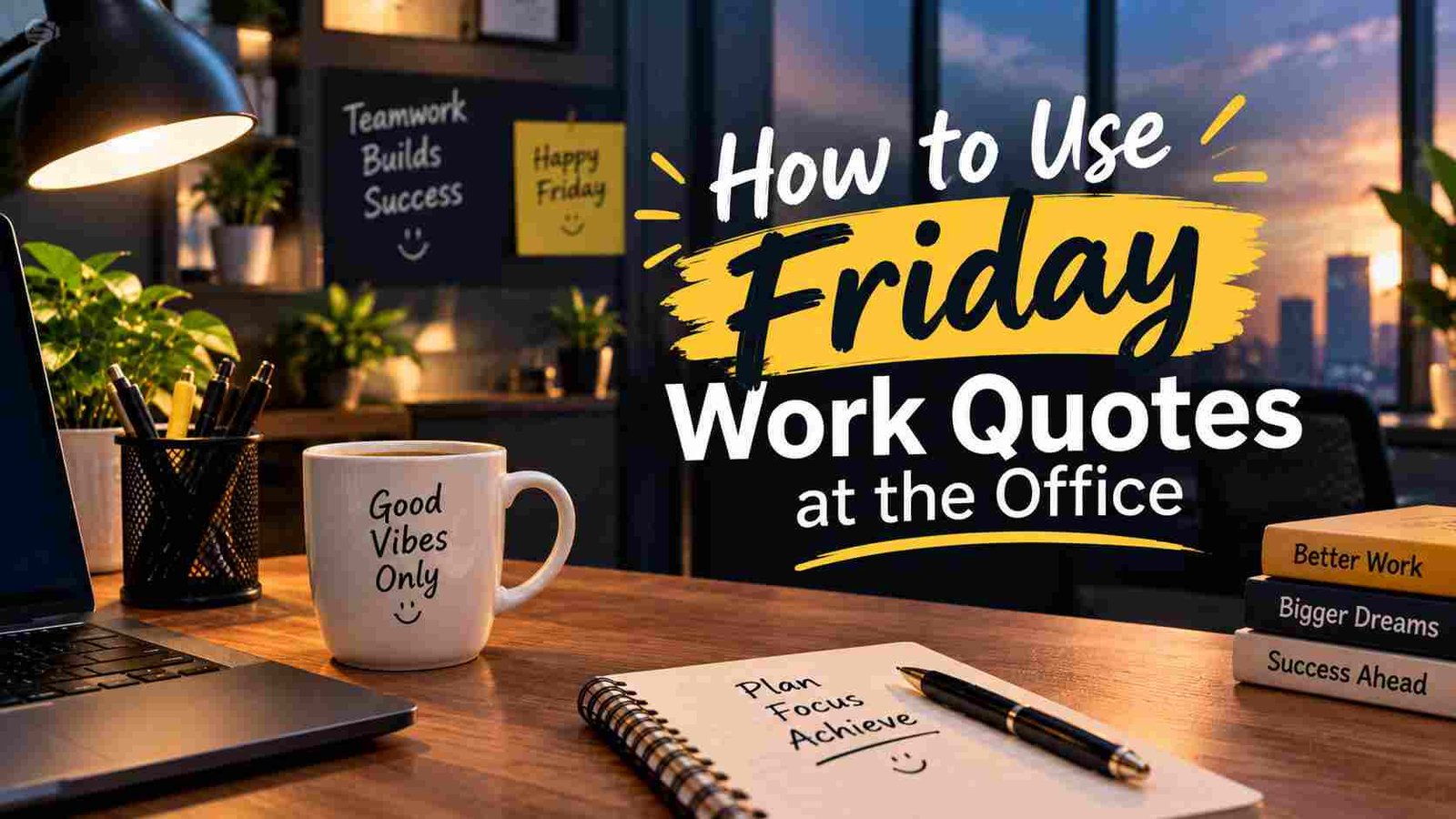 How to Use Friday Work Quotes at the Office