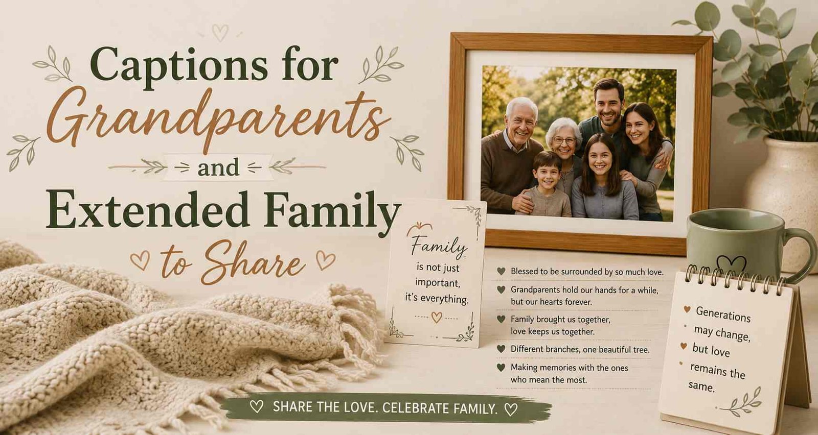 Captions for Grandparents and Extended Family to Share